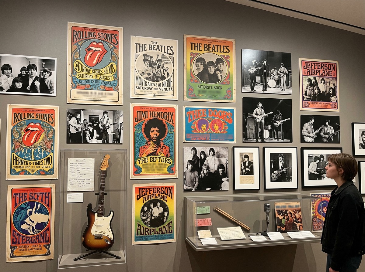 The 1960s Music Scene Exhibition