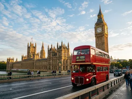 Vintage Routemaster Double-Decker