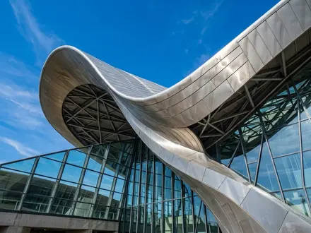 Zaha Hadid's Wave Roof