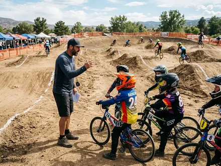 The BMX Racing Track