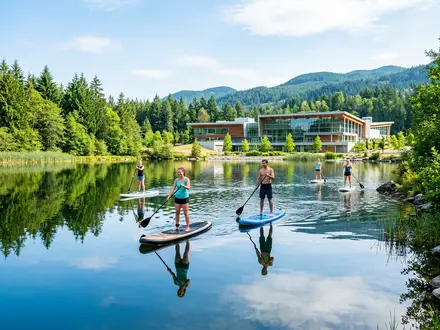 Lake Paddleboarding