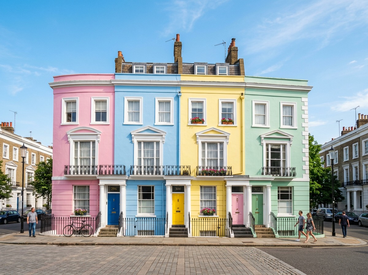 The Pastel Houses