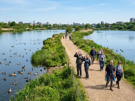 Reservoir Walkways and Birdwatching