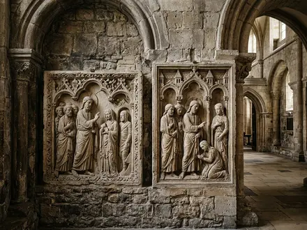 Medieval Reliefs & Roman Mosaic