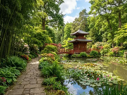 The Water Garden and Pagoda