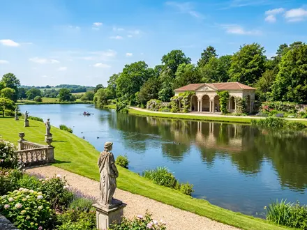 Italian Garden & Lake
