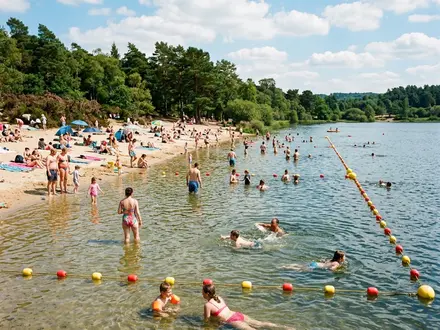 Sandy Beach and Open-Water Swimming