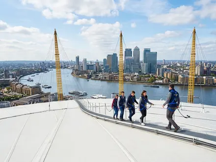 Up at The O2 Climb