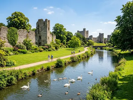 Castle Grounds and River Lea