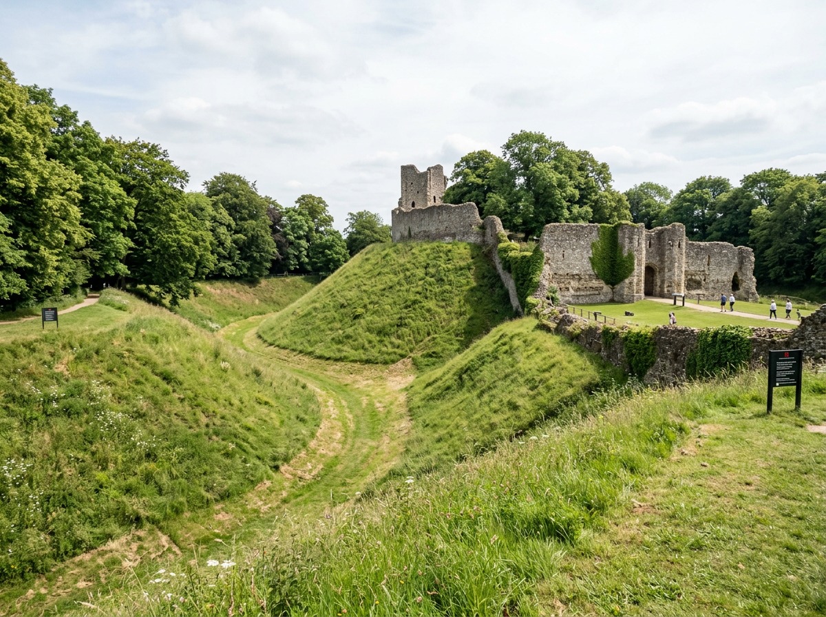 The Double Moat and Earthworks