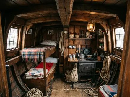 The Barge Reliance and Interactive Exhibits