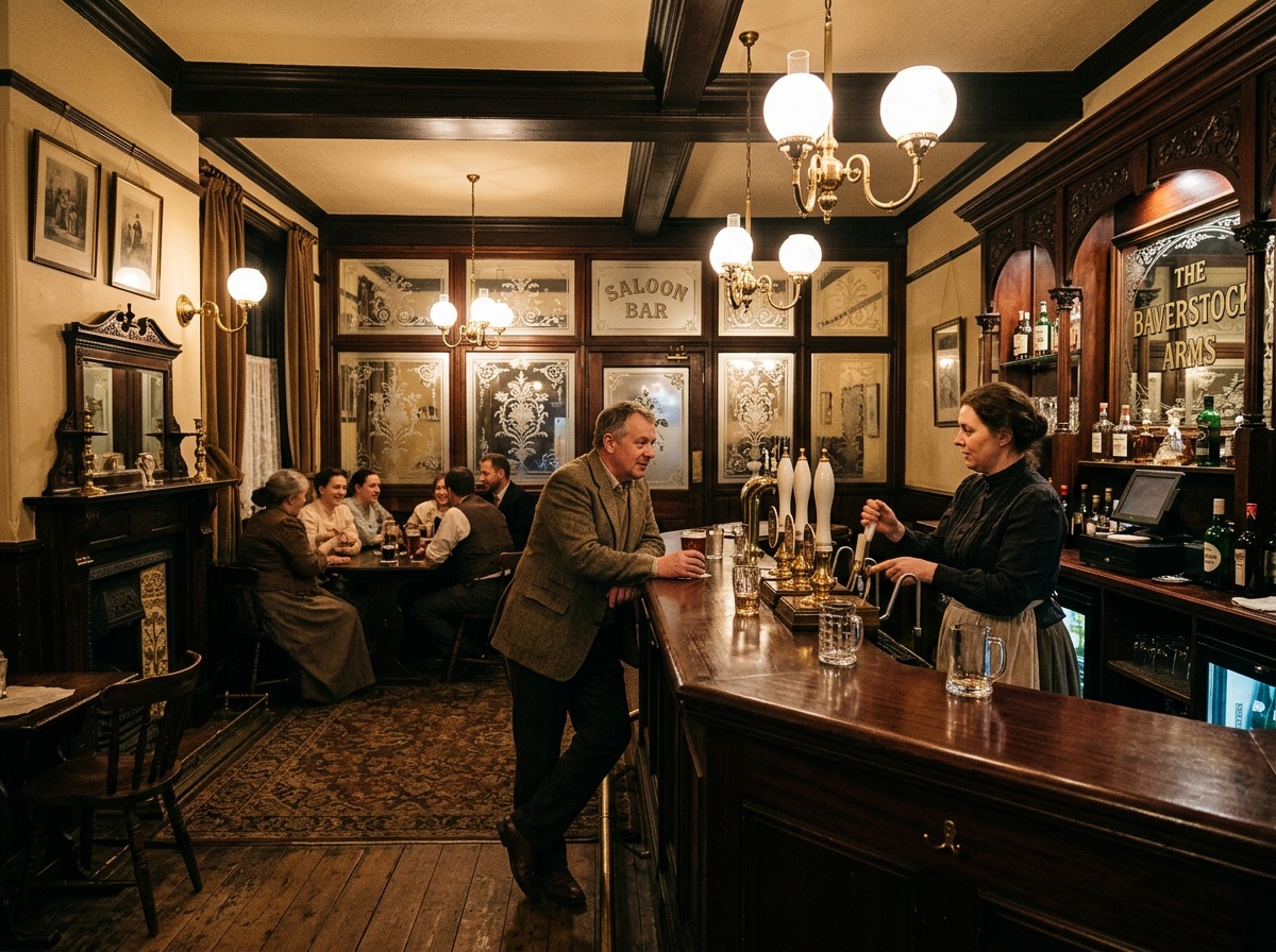 The Baverstock Arms and Abrahams Sweet Shop