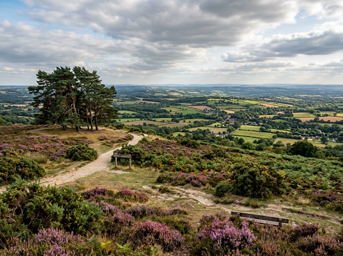 Heathland Panorama from Camp Hill