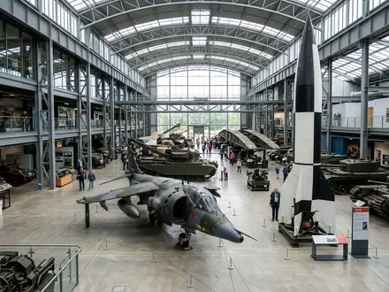 Harrier Jump Jet and V-2 Rocket