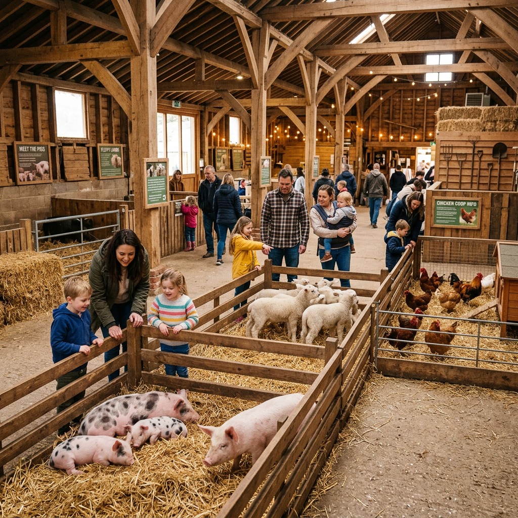 Animal Barn & Farm Animals